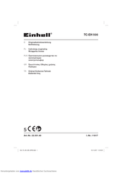 EINHELL TC-EH 500 Originalbetriebsanleitung