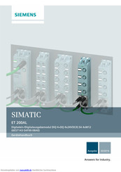Siemens 6ES7143-5AF00-0BA0 Gerätehandbuch