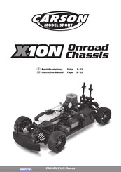 Carson X10N Onroad Chassis Betriebsanleitung