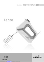 eta Lento 1051 Bedienungsanleitung