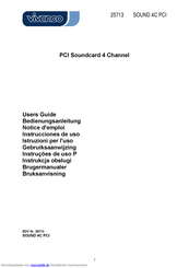 Vivanco SOUND 4C PCI Bedienungsanleitung