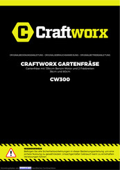 Craftworx CW300 Original Bedienungsanleitung, Original Gebrauchsanweisung Und Original Betriebsanleitung