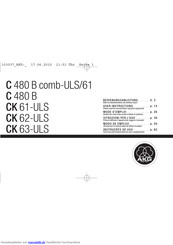 AKG C 480 B comb-ULS/61 Bedienungsanleitung