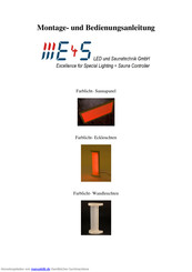 E4S LED und Saunatechnik FLSP 33 FB Bedienungsanleitung