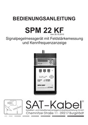 SAT-Kabel SPM 22 KF Bedienungsanleitung