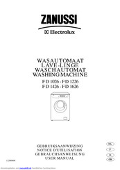 Zanussi Electrolux FD 1226 Gebrauchsanweisung