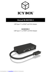 Icy Box IB-DK2103-C Handbuch