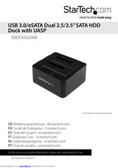 StarTech SDOCK2U33EB Bedienungsanleitung