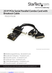 StarTech PEX2S1P553B Bedienungsanleitung