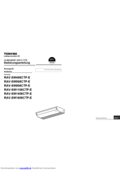 Toshiba RAV-SM1108CTP-E Bedienungsanleitung