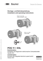 Baumer POG 11.2 M Montage- Und Betriebsanleitung