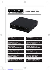 Konig Electronic CMP-CARDRW43 Anleitung
