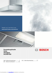 Bosch DUL60FA50 Gebrauchsanleitung