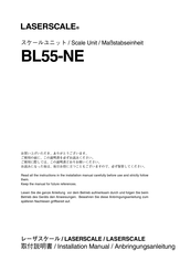 LASERSCALE BL55-032NE-Serie Anbringungsanleitung