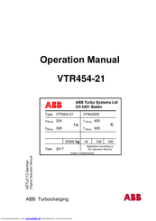 ABB VTR454-21 Bedienungsanleitung
