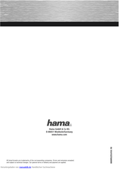 Hama 00095253 Bedienungsanleitung