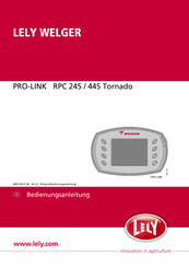 LELY WELGER PRO-LINK RPC 245 Tornado Bedienungsanleitung