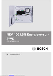 Bosch NEV 400 LSN Installationsanleitung