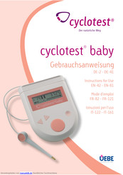 uebe cyclotest baby Gebrauchsanweisung