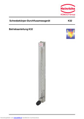 Heinrichs K32-..V Series Betriebsanleitung