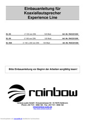 Rainbow audio EL-X69 Einbauanleitung