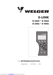 Welger E-link D 6060 Betriebsanleitung