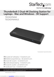 StarTech TB3DKDPMAW Bedienungsanleitung