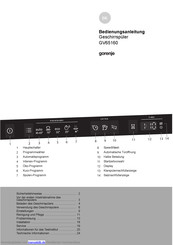 Gorenje GV65160 Bedienungsanleitung