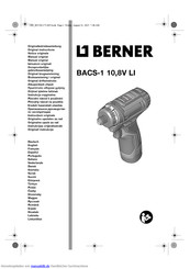 Berner BACS-1 10,8V LI Bedienungsanleitung
