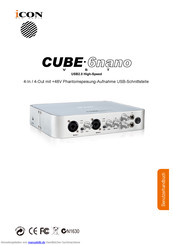 ICON CUBE 6nano-VST Benutzerhandbuch