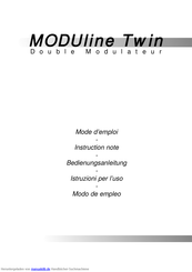 CGV MODUline Twin Bedienungsanleitung