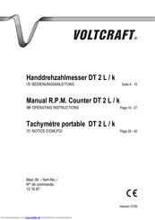 VOLTCRAFT DT 2 L / k Bedienungsanleitung
