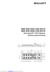Balluff BNI EIP-502-105-Z015 Bedienungsanleitung