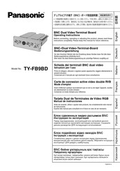 Panasonic TY-FB9BD Bedienungsanleitung