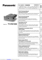 Panasonic TY-FB11DD Bedienungsanleitung