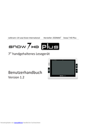 Zoomax snow 7hd plus Benutzerhandbuch