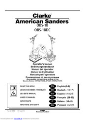 Clarke American Sanders OBS-18DC Bedienungshandbuch
