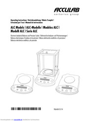 Acculab ALC Series Betriebsanleitung