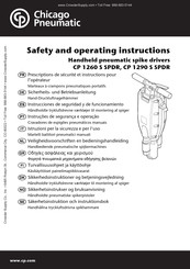Chicago Pneumatic CP 1260 S SPDR Sicherheits- Und Betriebsanleitung
