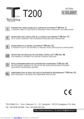 Telcoma T 200 Installationsanweisungen