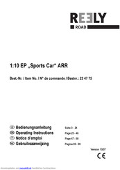 Reely ROAD Sports Car Bedienungsanleitung