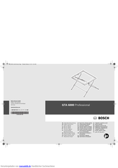 Bosch GTA 6000 Professional Originalbetriebsanleitung