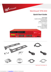 Watchguard XTM 2050 Kurzanleitung