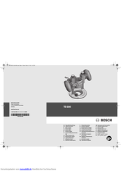 Bosch TE 600 Originalbetriebsanleitung
