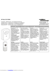 Heidemann HX Plug-in Bedienungs- Und Installationsanleitung