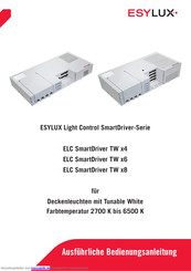 ESYLUX Light Control SmartDriver TW x4 KNX Ausführliche Bedienungsanleitung