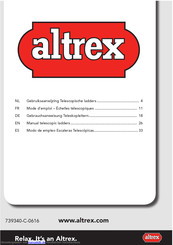 Altrex 739340-C-0616 Gebrauchsanweisung