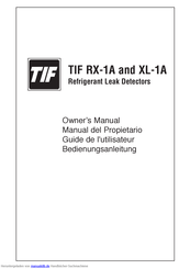 TIF XL-1A Bedienungsanleitung