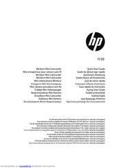 HP f150 Quickstart-Anleitung