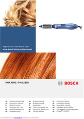 Bosch PHA2300 Gebrauchsanleitung